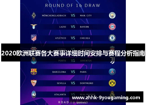 2020欧洲联赛各大赛事详细时间安排与赛程分析指南